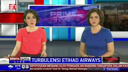 Turbulensi, 31 Penumpang Etihad Airways Abu Dhabi-Jakarta Terluka