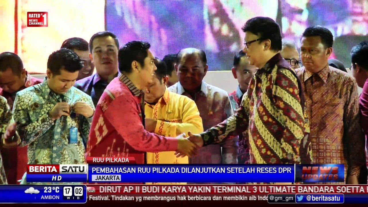 Mendagri: RUU Pilkada Alot karena Syarat Mundur dari Legislatif