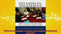 READ book  Dilemmas Dilemmas Practical Case Studies for Company Directors  FREE BOOOK ONLINE