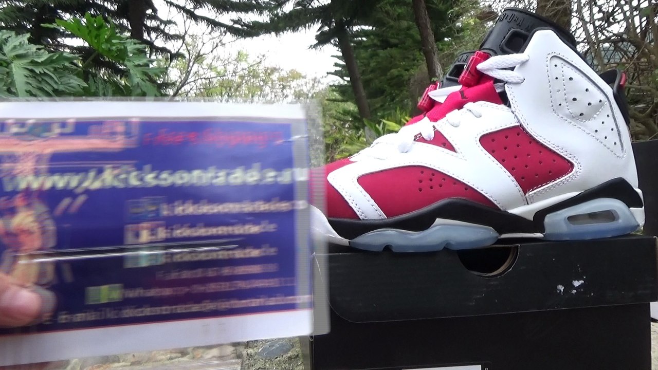 Authentic Air Jordan 6 Carmine GS Review from www.kicksontrade.ru