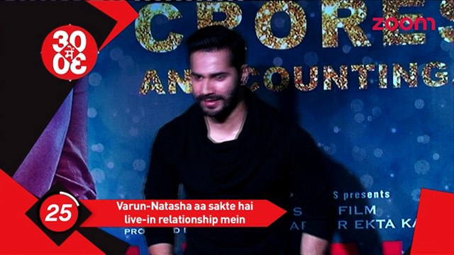 Varun Dhawan and Natasha Dalal to be in live in relationship - Bollywood News - #TMT
