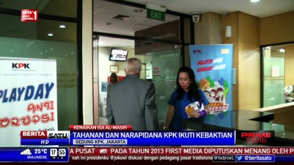 OC Kaligis Ikuti Kebaktian di Gedung KPK