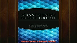 FREE DOWNLOAD  Grant Seekers Budget Toolkit  DOWNLOAD ONLINE