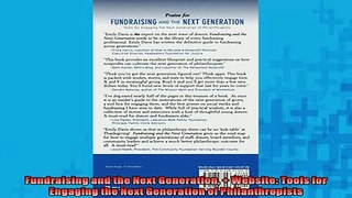 EBOOK ONLINE  Fundraising and the Next Generation  Website Tools for Engaging the Next Generation of READ ONLINE