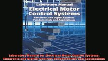 READ book  Laboratory Manual for Electrical Motor Control Systems Electronic and Digital Controls Full EBook
