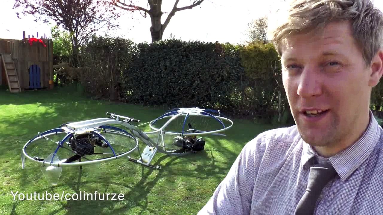 How Britain guy build flying motorcycle in his garage