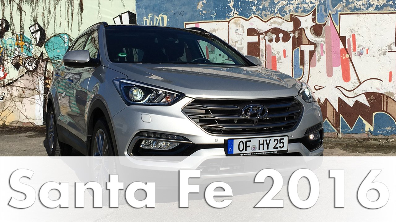 Hyundai Santa Fe 2016 Test & Fahrbericht | Probefahrt | Deutsch