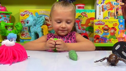 ✔ Фиксики и Ярослава распаковывают новые игрушки – Инновационный Паук и Жук / Unboxing Toys ✔