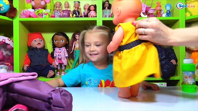 ✔ Зимняя одежда для малыша Ненуко – подарки от Ярославы. Прогулка с куклой / Nenuco Winter Clothing