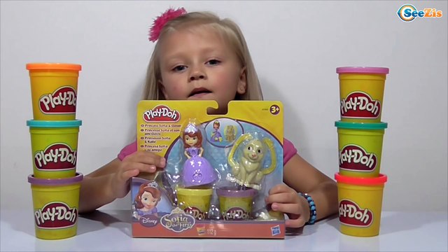 ✔ Кукла София - Принцесса и Плей До от Ярославы / Sofia the first Disney Princess Play Doh / VLOG