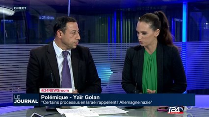 Yaïr Golan: "Certains processus en Israël rappellent l'Allemagne Nazie"