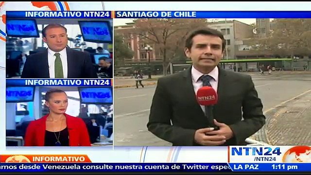 Protesta contra la reforma educativa de Michelle Bachelet termina en disturbios en las calles de Santiago