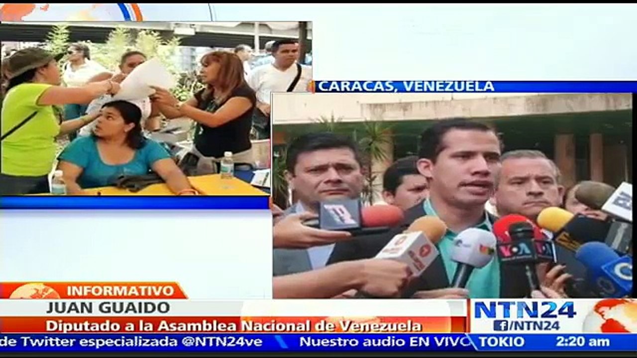 Oposición venezolana pide observación internacional durante proceso de verificación de firmas para el revocatorio