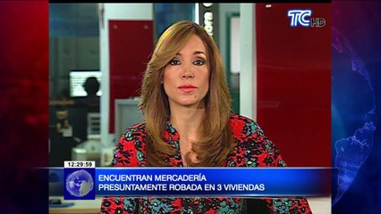 Encuentran mercadería presuntamente robada en 3 viviendas