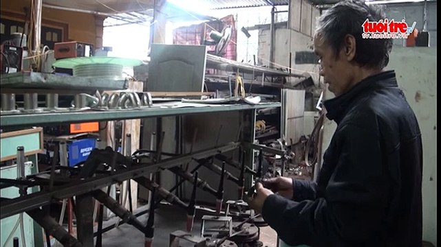 Ông thương binh chế tạo thiết bị tiết kiệm nhiên liệu