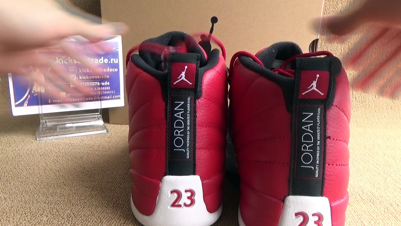 Authentic Air Jordan 12 Gym Red Review from www.kicksontrade.ru