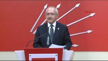 CHP Lideri Kılıçdaroğlu, Düzenlediği Basın Toplantısında AK Parti'de Yaşanan Gelişmeleri...