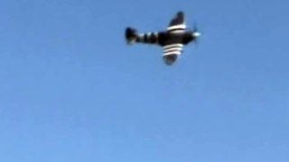 Mysterious UFO with Fast Speed Beneath Spitfire (Fighter Aircraft) in Kent (UK) - FindingUFO