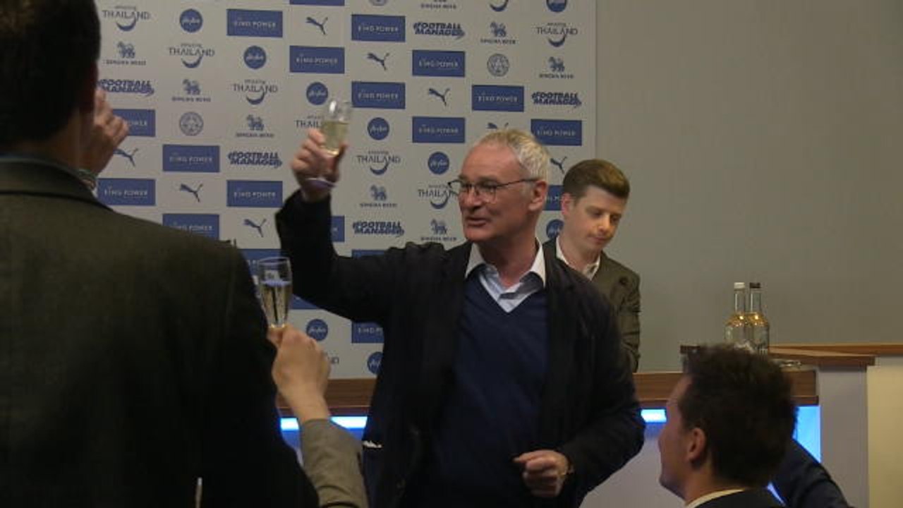 Leicester - L'arrivée en fanfare du champion Ranieri