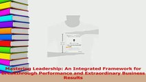 PDF  Mastering Leadership An Integrated Framework for Breakthrough Performance and Download Online