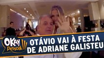 Otávio Mesquita vai a evento de Adriane Galisteu