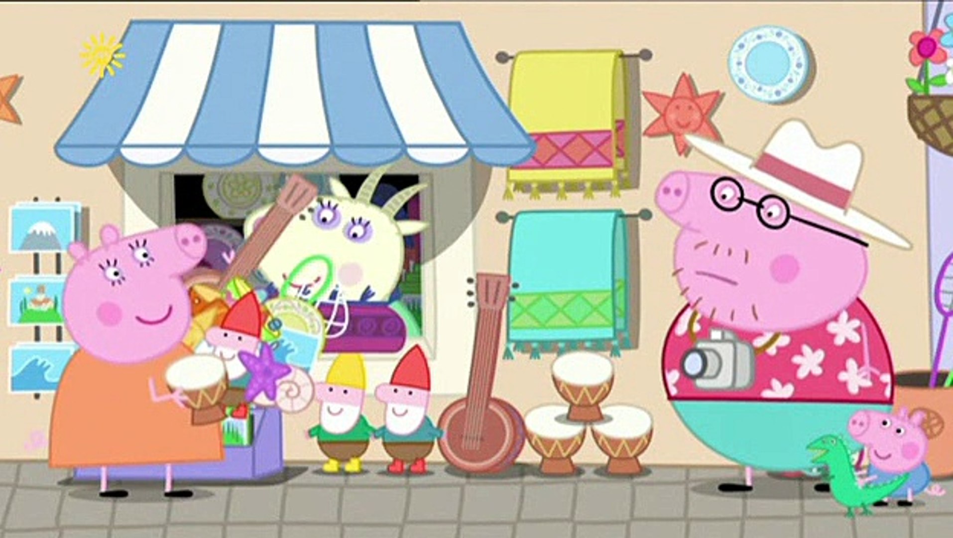 Peppa Pig. Holiday in the Sun. Mummy Pig and Daddy Pig and George Pig
