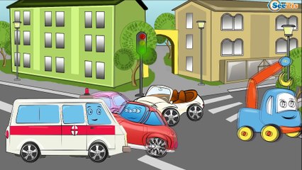 ✔ Мультики про машинки Все Серии Подряд. Скорая помощь помогает машинкам / Кран и грузовик ✔