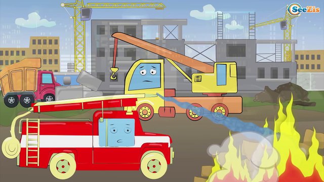 ✔ Подъемный Кран и Грузовичок на строительной площадке. Мультики про Машинки. Все Серии Подряд ✔