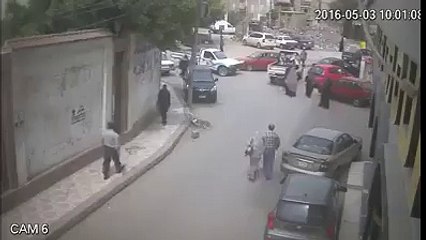 Camera de surveillance! accident en Egypte !