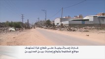 سلسلة غارات إسرائيلية على مواقع متفرقة بغزة