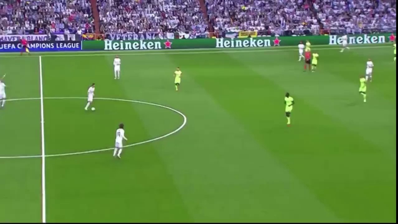 Real Madrid goal against Manchester City 04/05/2016 goal Gareth Bale