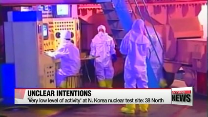 'Very low level of activity' at N.K. nuclear test site: 38 North