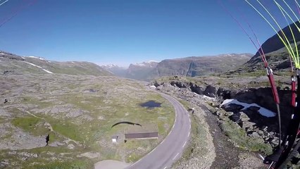 Atterrissage difficile en parapente