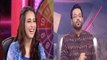 How Aamir Liaquat Hussain Live Hilarious Flirting With Ushna Shah In Inaam Ghar