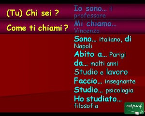 Cours d'Italien 04 - Se présenter et poser des questions simples