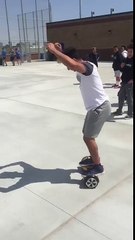 Frontflip sur un hoverboard