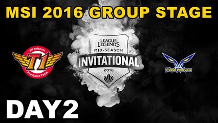 (LOL)SKT vs FW Highlight (MSI 2016 季中邀請賽)Day2
