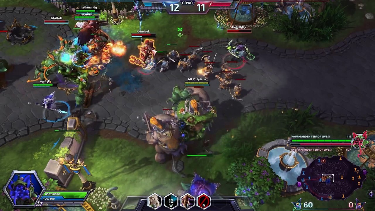 ♥ Heroes of the Storm (Gameplay) - Arthas, LF 3 Tanks ICC PST