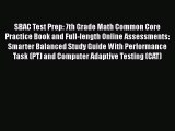 Book SBAC Test Prep: 7th Grade Math Common Core Practice Book and Full-length Online Assessments: