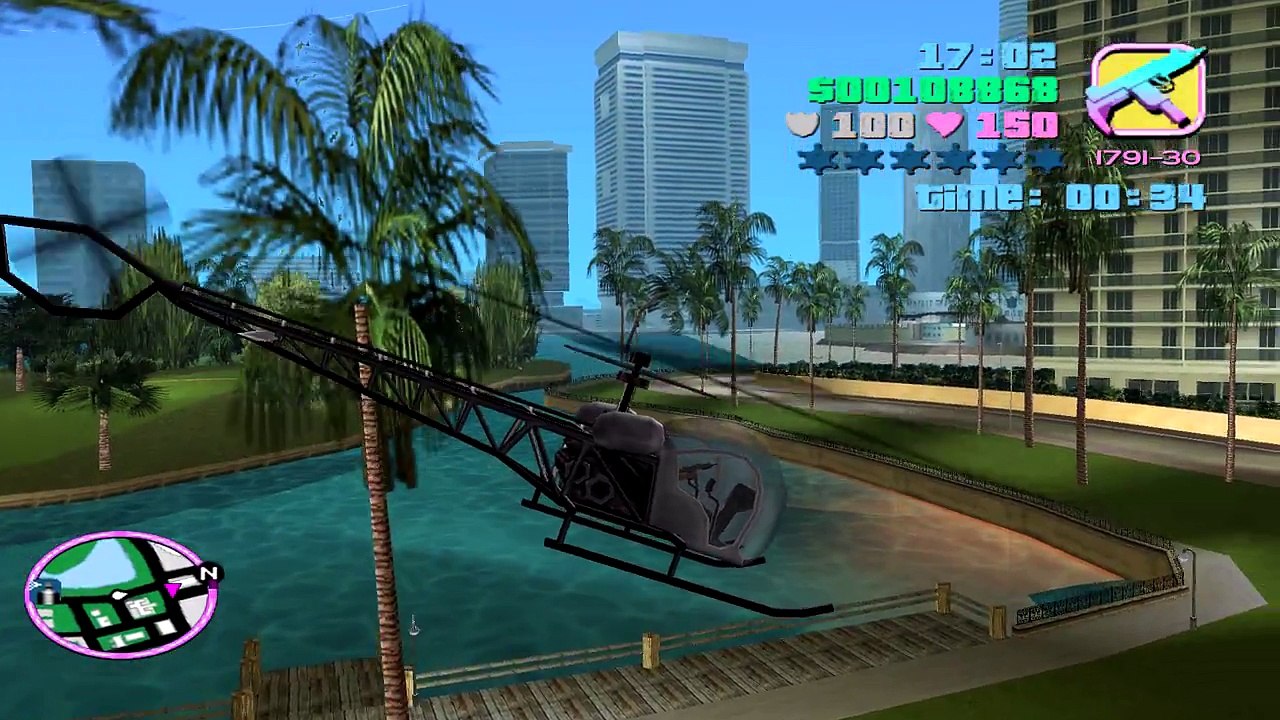 Grand Theft Auto Vice City 100% Walkthrough (Side Missions) - Sparrow Time Trial (Vice Point)