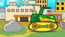 Tractor Pavlik in Cartoons. Tractor with Cement Mixer at the Construction Site. Season 2. Episode 8