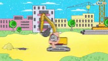 Tractor Pavlik in Car Cartoon game for kids. Trucks for children. Heavy Vehicles. Season 2. Series 2