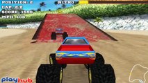 ✔ Monster Truck. Game play for kids. 3D Race / Crazy Speed Cars Racing / Video for kids ✔