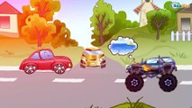 ✔ Cars Cartoons Compilation for children / Truck in the field. Harvesting wheat ✔