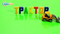 Lego Cartoon Robot Dinosaur in Lego City - Tractor Pavlik - Toys for Children