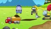 ✔ Car Cartoons Compilation for children. Garbage Truck, Truck and Racing Car. Race in the maze ✔