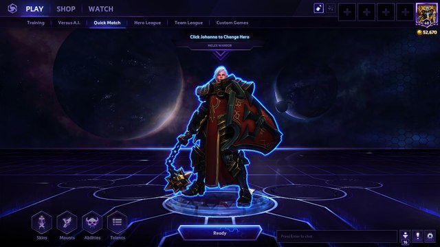 ♥ Heroes of the Storm (Gameplay) - Johanna, Condemn Build (HoTs Quick Match)