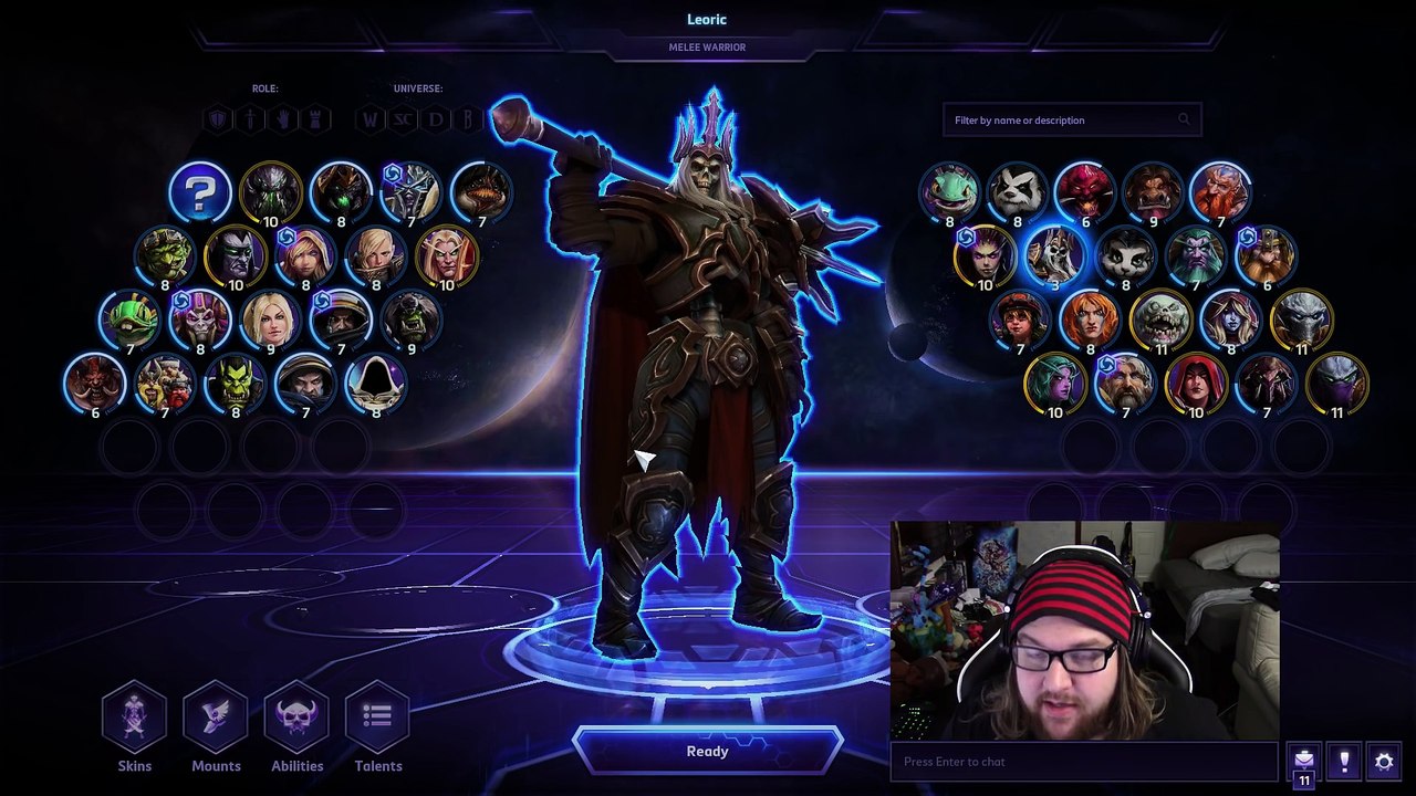 ♥ Heroes of the Storm (Gameplay) - Leoric, The Skeleton King (HoTs Quick Match)