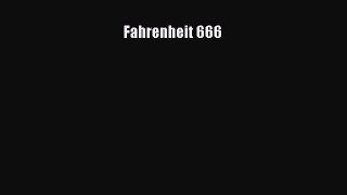 Read Fahrenheit 666 PDF Free