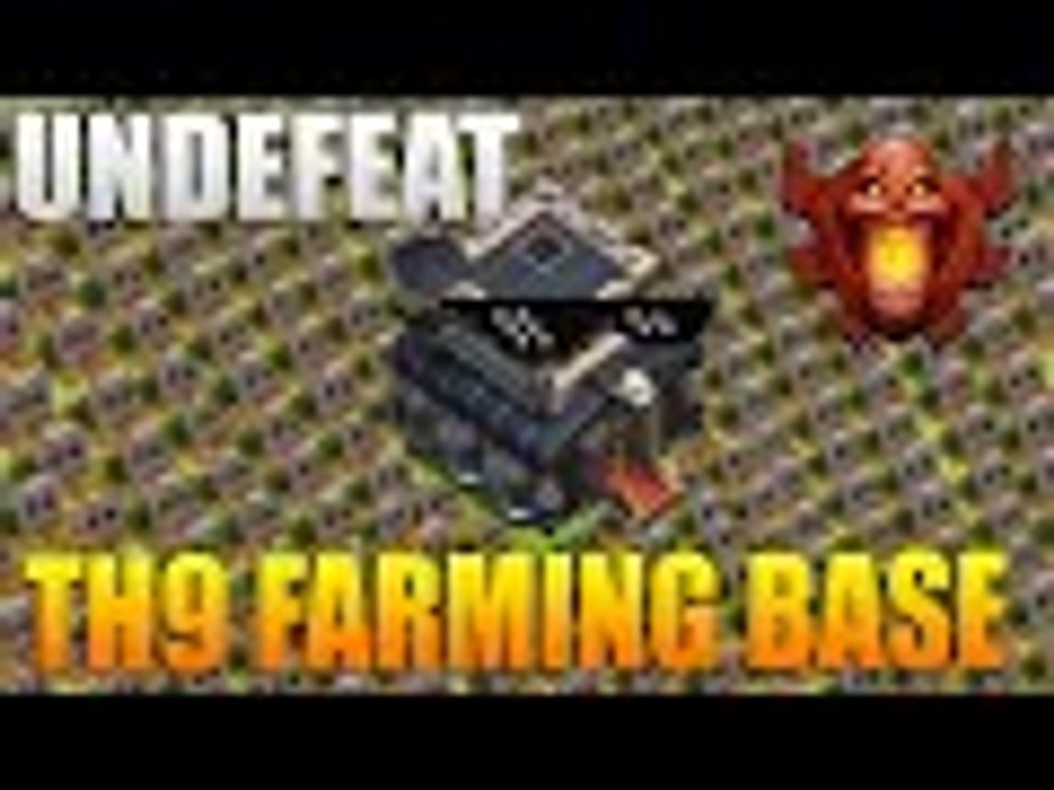 Clash Of Clans - New update - NEW TH9 FARMING BASE SPEED BUILD!!